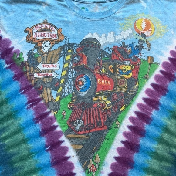 Liquid Blue Grateful Dead Train T shirt - Picture 4 of 6
